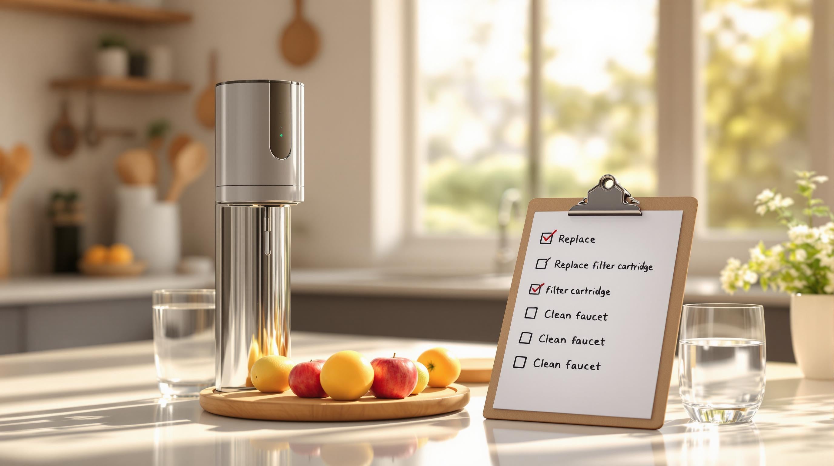 Water Filter Maintenance: Monthly Checklist