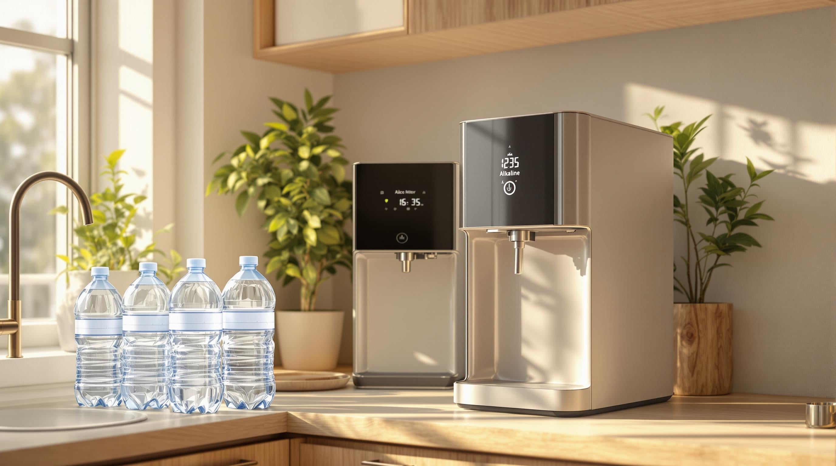 Alkaline Water Machines vs Bottled Water Costs