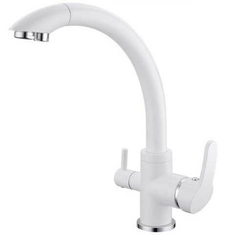 WL-303CR Three Way Kitchen Faucet - WATERLUX