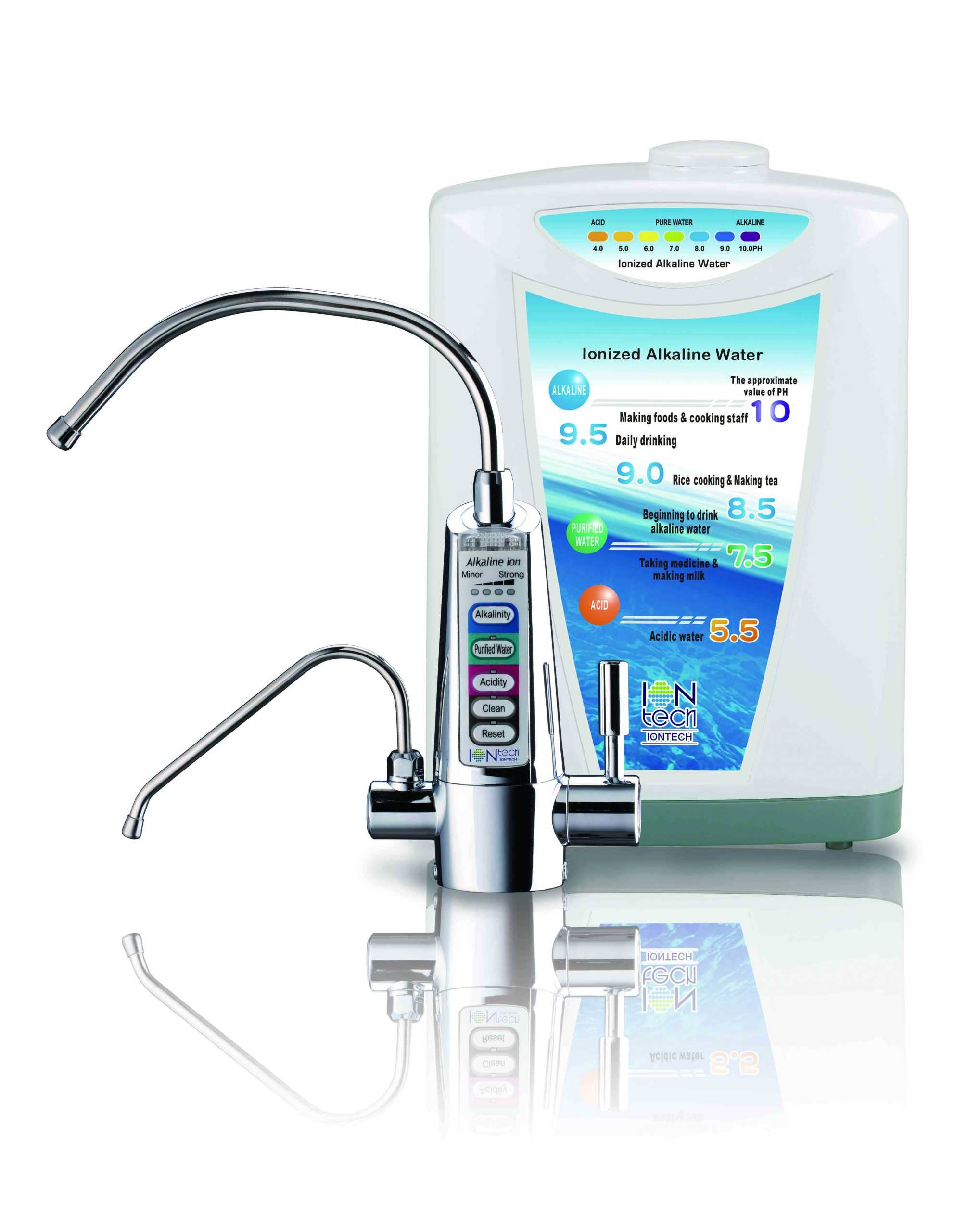 Under Sink Alkaline Water Ionizer System IONTECH IT-750 - WATERLUX